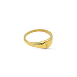 Engraved Heart Ring