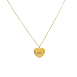 Engraved Heart Pendant