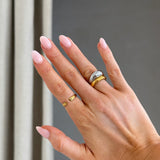 Engraved Open Band Ring