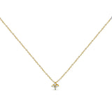 Dainty Petal Necklace Gold