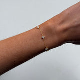 Dainty Petal Bracelet Gold