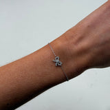 Dainty Bow Bracelet Silver