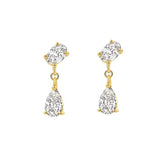 Irregular Tear Drop Earrings
