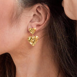 Delilah Heart Hang Hoops