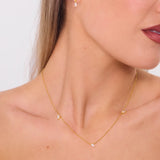 Irregular Tear Drop Necklace