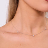 Irregular Tear Drop Necklace