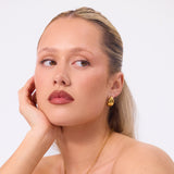 Tear Drop Earrings Gold