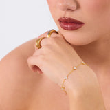 Dainty Petal Bracelet Gold