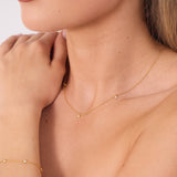 Halo Fine Chain Necklace