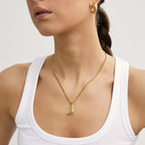 Cowgirl Boot Staple Necklace