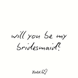 Bridesmaid Gift Note