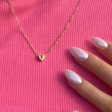 Engraved Dainty Heart Pendant