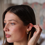Amelia Two Tone Earrings