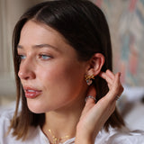 Amelia Two Tone Earrings
