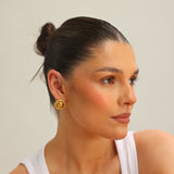 Gold Knot Earrings