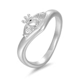 Claddagh Pinky Ring Silver