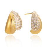 Dome Earrings Gold