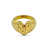 🎁 Delilah Signet Ring Gold (100% off)