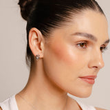 Double Knot Studs Silver