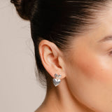 Violet Earrings Silver