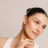 Violet Earrings Gold