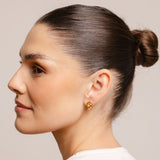 Double Knot Studs Gold