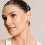 Double Knot Studs Gold