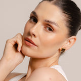 Freya Statement Studs | Espresso