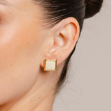 Freya Statement Studs | Latte