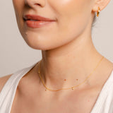 Halo Fine Chain Necklace