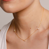 Irregular Tear Drop Necklace