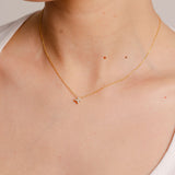 Dainty Petal Necklace Gold