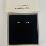 Evil Eye Studs Gold