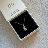 Bubble Initial Necklace