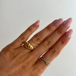 Introducing our Double Layer Ring.   High Quality Stainless Steel. Tarnish Free Waterproof