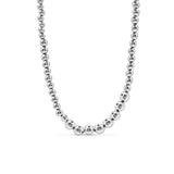 Silver Chunky Bead Necklace