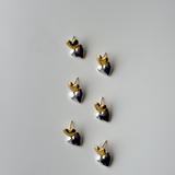 Violet Earrings Two Tone