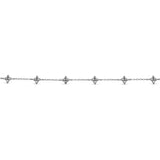 Dainty Petal Bracelet Silver