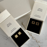 Freya Statement Studs | Espresso