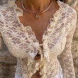 Zoe Cuff Necklace | Bezel Oval Charm