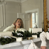 Freya Statement Studs | Latte