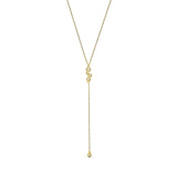 Constellation Drop Down Necklace Gold