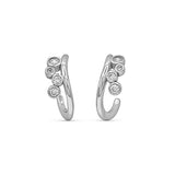 Constellation Hoops Silver