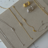 Constellation Drop Down Necklace Silver