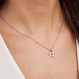 ntroducing our Engraved Star Pendant Necklace from our Personalised Collection!  Please leave the engraving for your order in the note section in your basket.    Personalised Jewellery is non-returnable.   All of our pieces are laser engraved- this means it will not fade over time!  Both Sides can be engraved.   Available in Gold & Silver.   Material: Titanium. 
