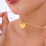 Engraved  Heart Pendant