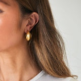 Chunky Hoops Gold