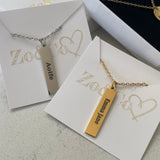 Introducing our Engraved Pendant Bracelet from our Personalised Collection!  All of our pieces are laser engraved- this means it will not fade over time!  Bracelet length- 15cm+2cm.   Both Sides can be engraved.   Available in Gold, Rose Gold & Silver.   Material: Titanium. 