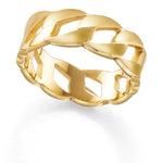 Cara Ring Slim Cuban Link Classic Ring.   Material: Titanium. zoandco jewellery ireland Dublin affordable luxury jewellery ireland fashion